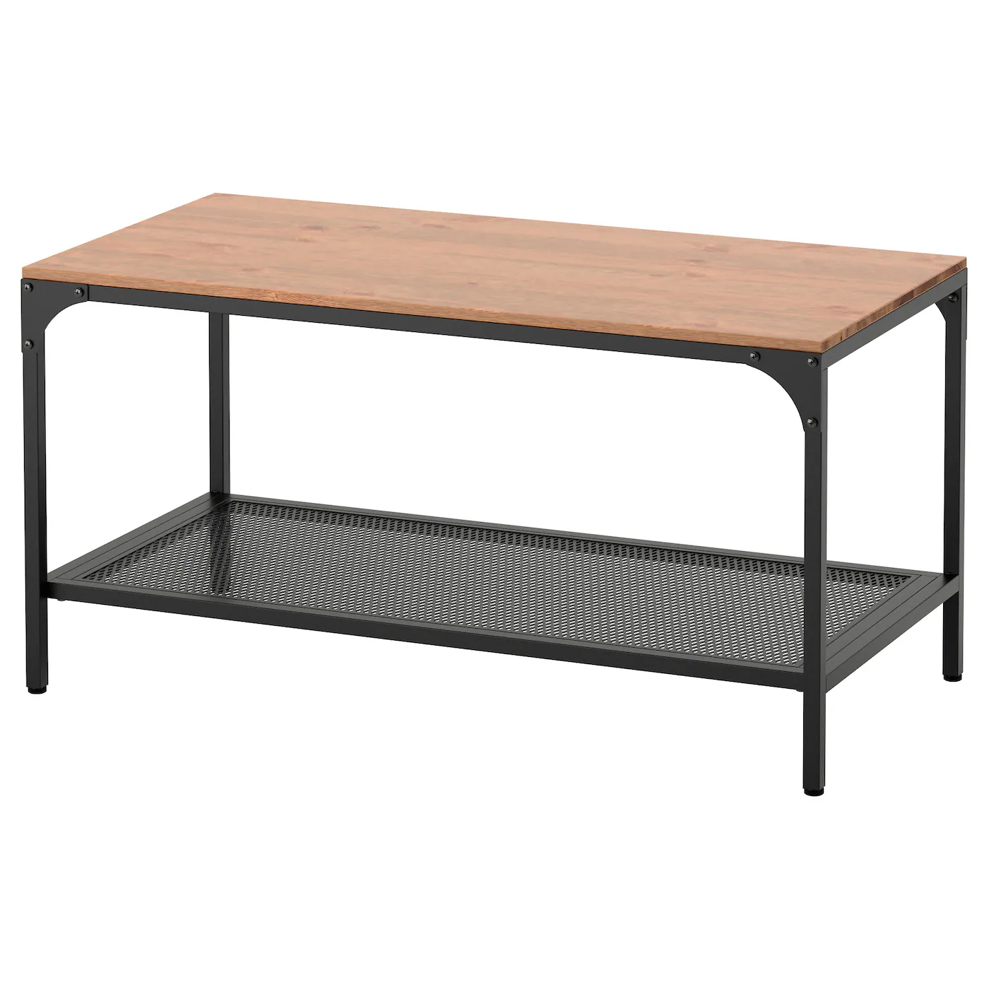 FJÄLLBO Stočić za kafu, crna, 90x46 cm