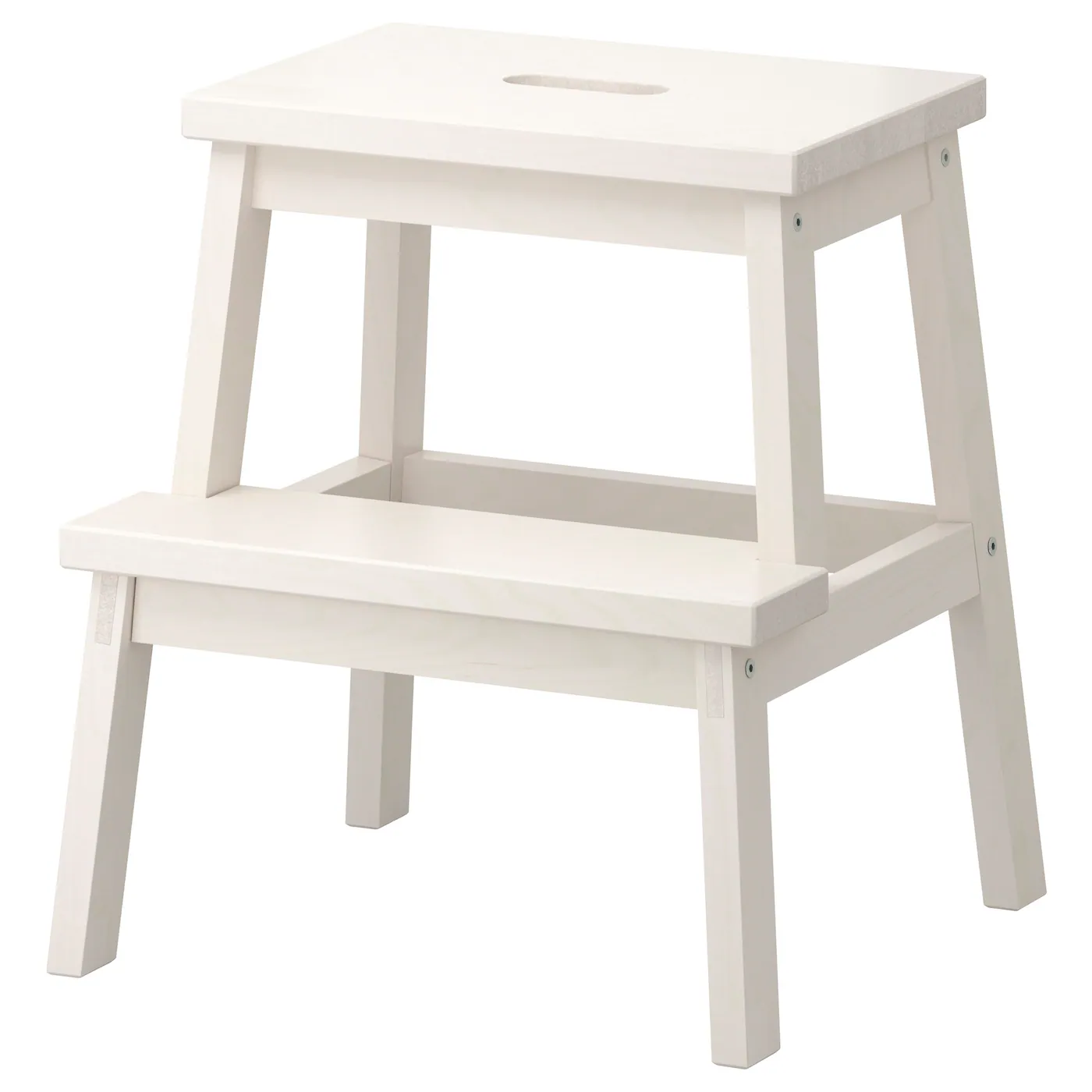 BEKVÄM Stolica s 2 stepenika, bela, 50 cm