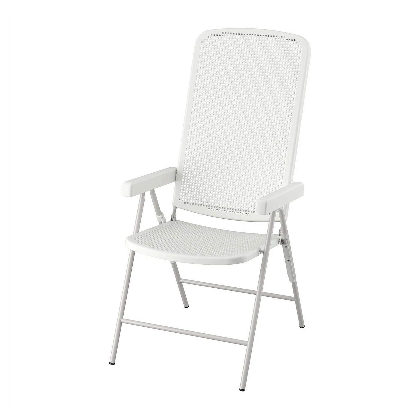 TORPARÖ Stolica s podesivim naslonom,spolja, bela/siva