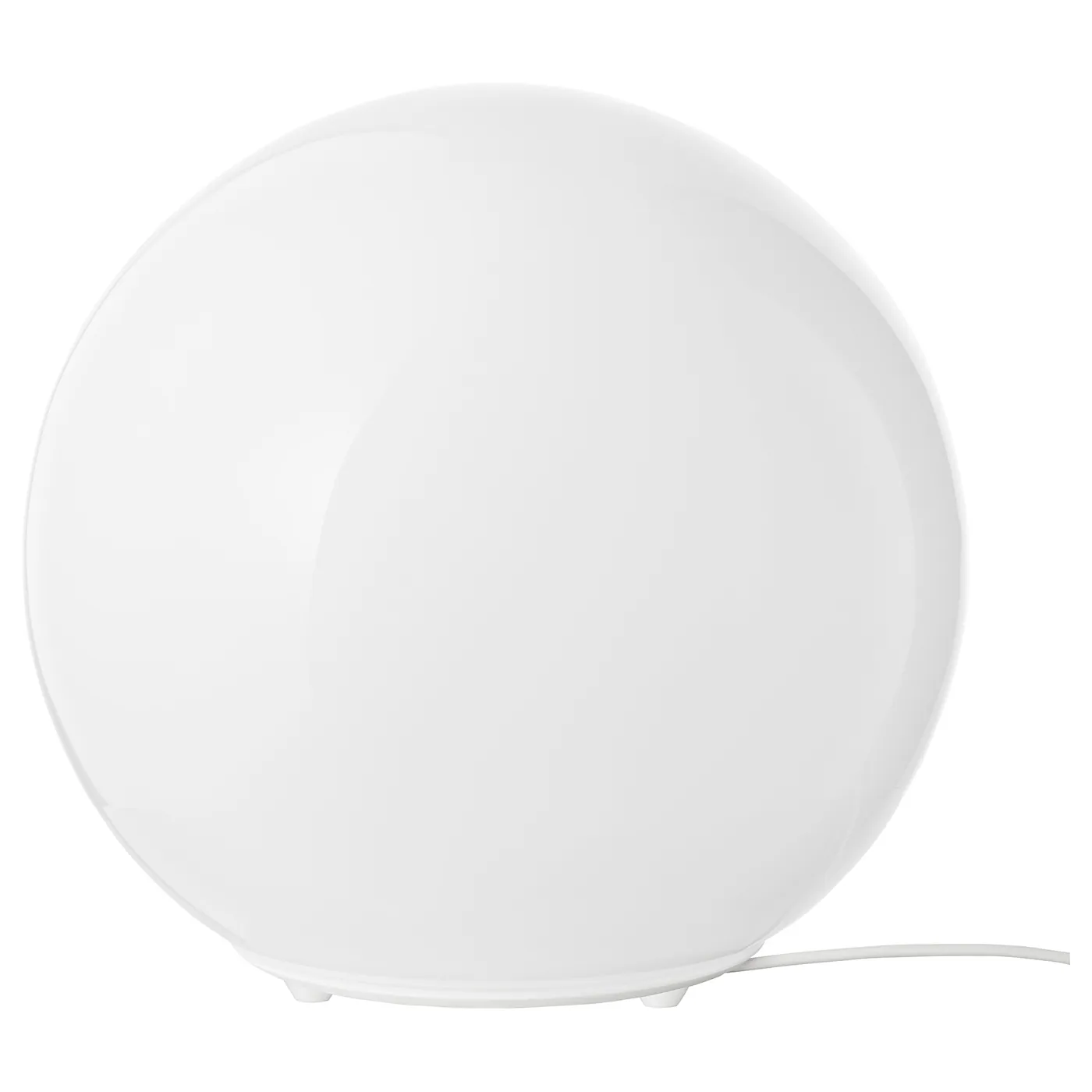 FADO Stona lampa, bela, 25 cm