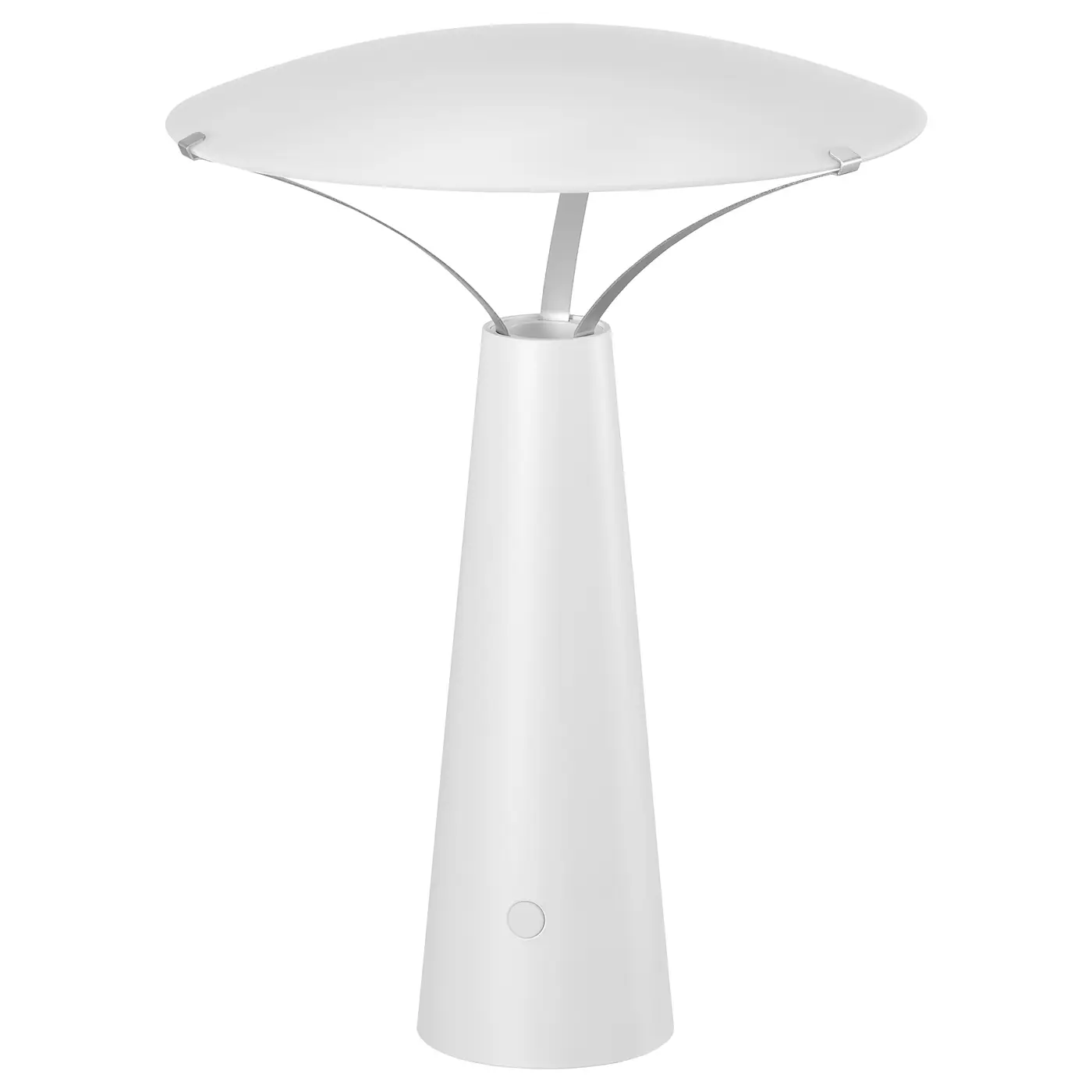 SOLVINDEN Stona lampa, na baterije/bela, 30 cm