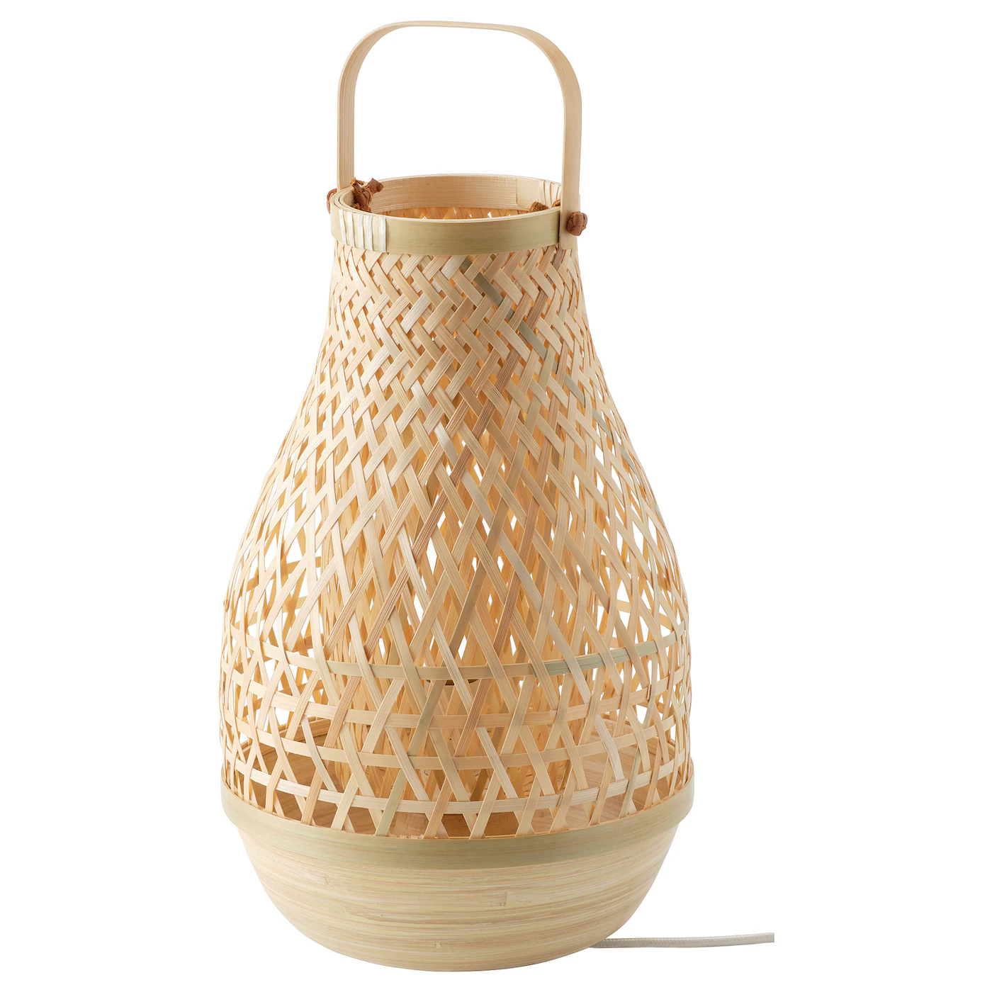 MISTERHULT Stona lampa, bambus/ručni rad, 36 cm