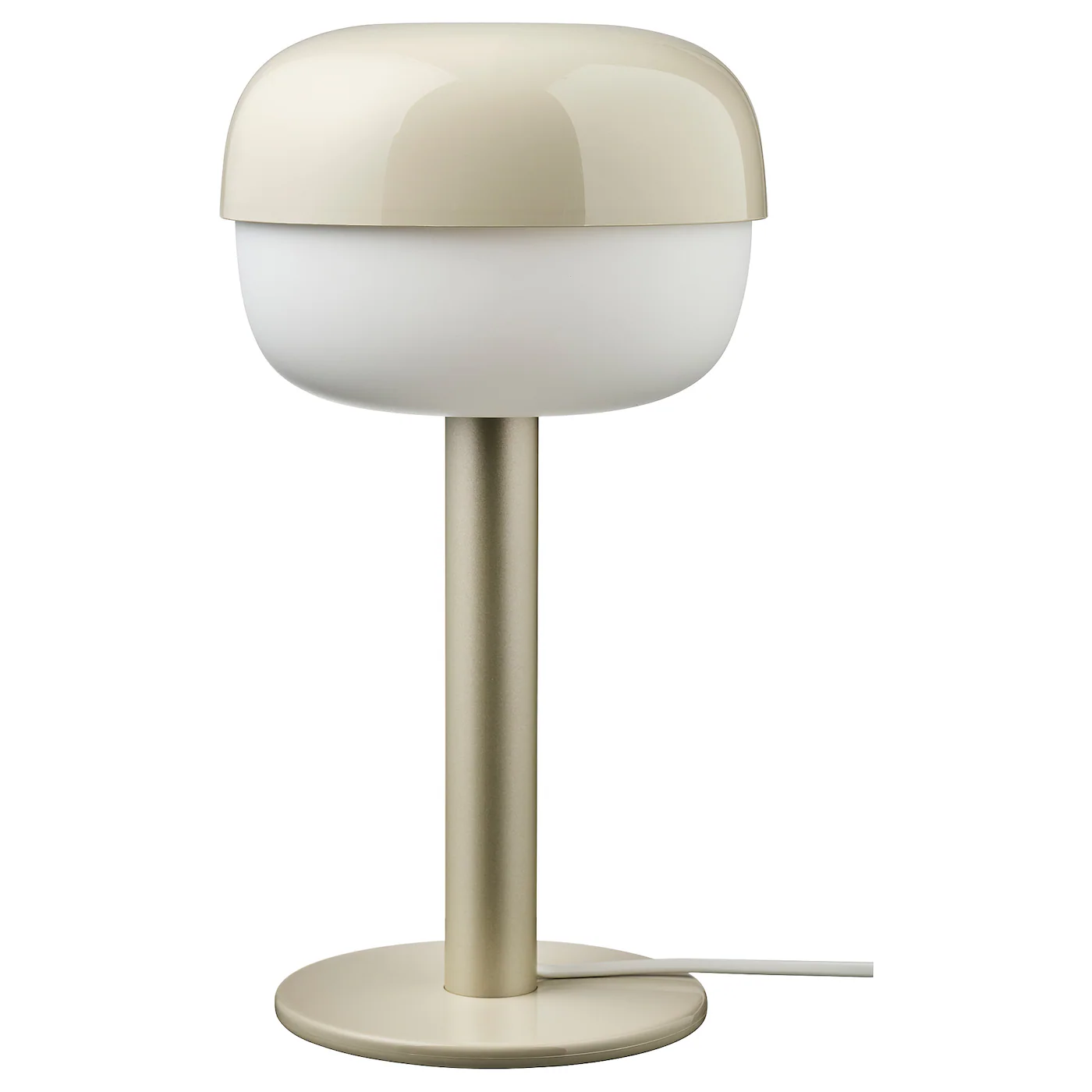 BLÅSVERK Stona lampa, bež, 36 cm