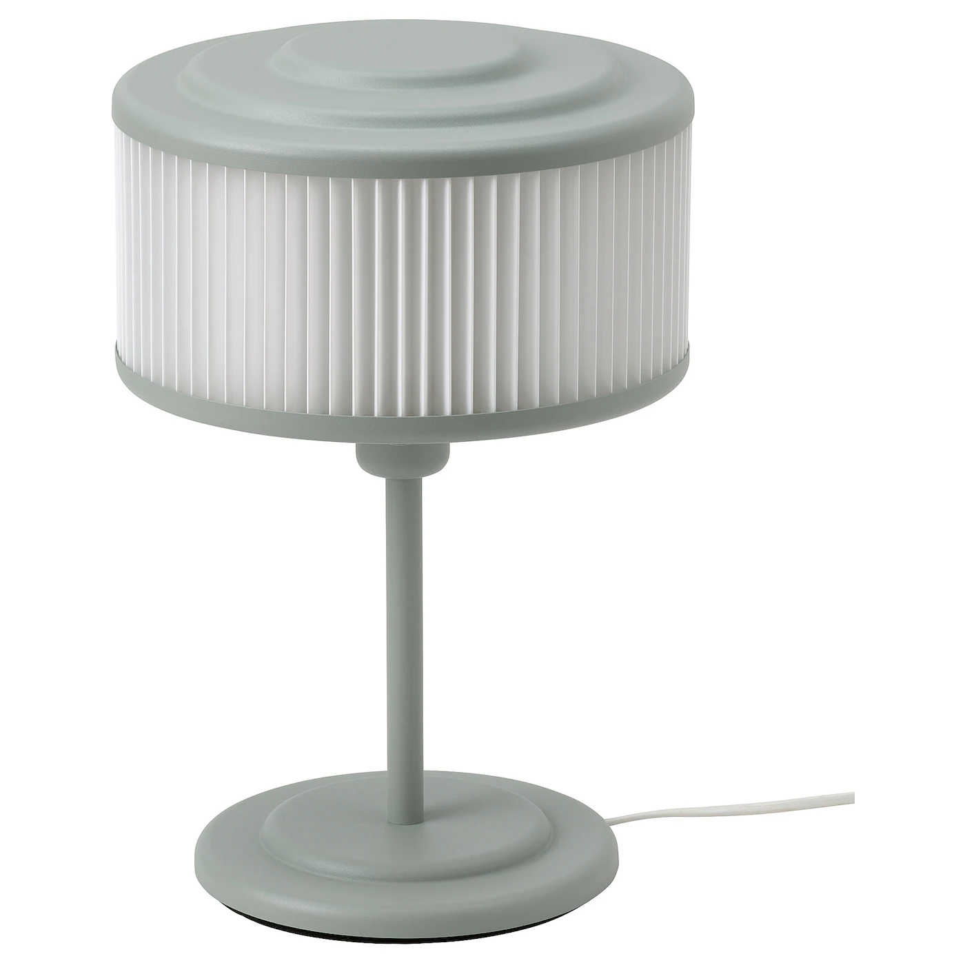 REMTÅNG Stona lampa, sivozelena, 37 cm