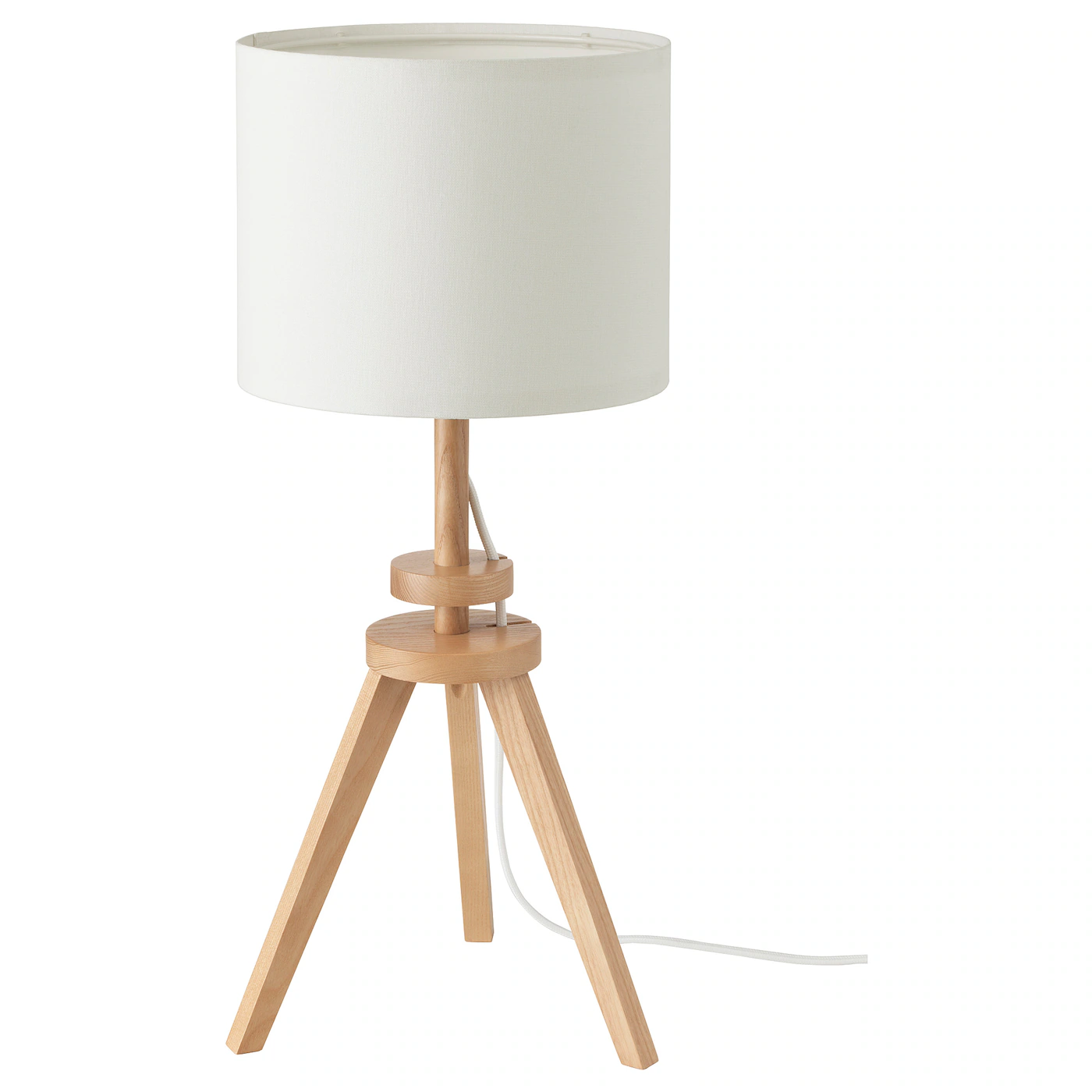 LAUTERS Stona lampa, jasen/bela