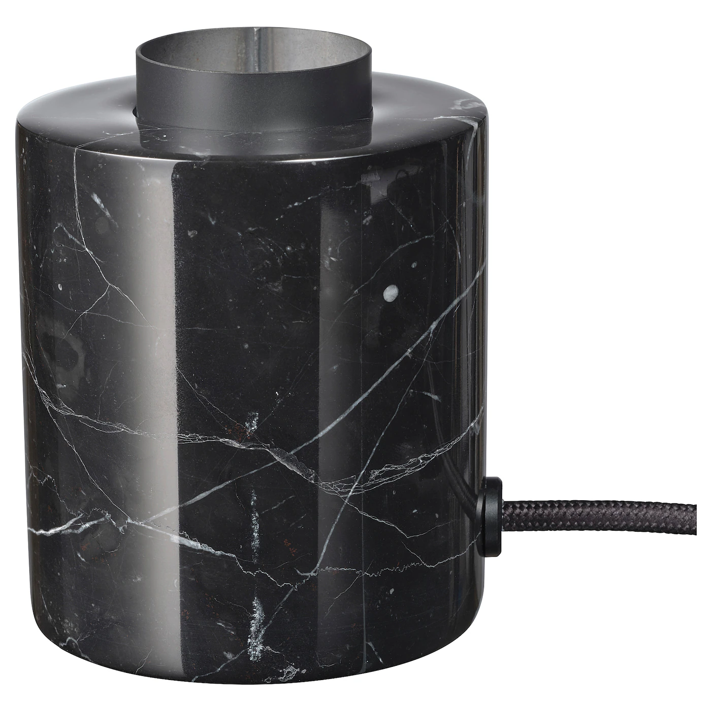 MARKFROST Stona lampa, mermer crna