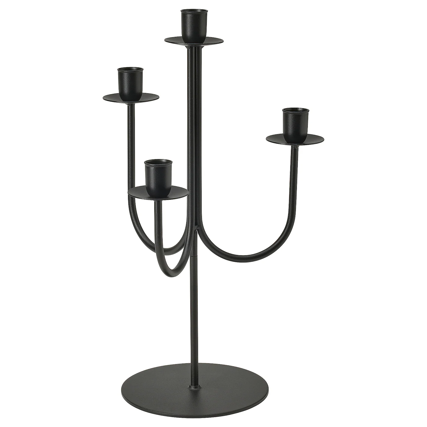 HÖSTAGILLE Svećnjak, crna, 37 cm