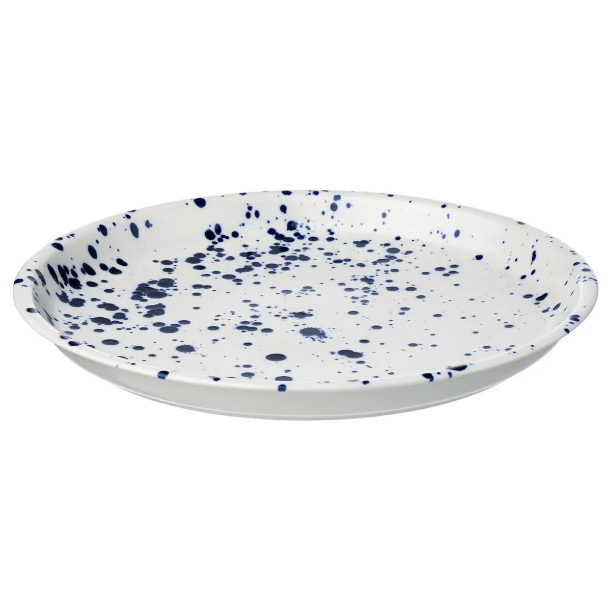 SILVERSIDA Tanjir za posluživanje, dezenirano/plava, 34 cm