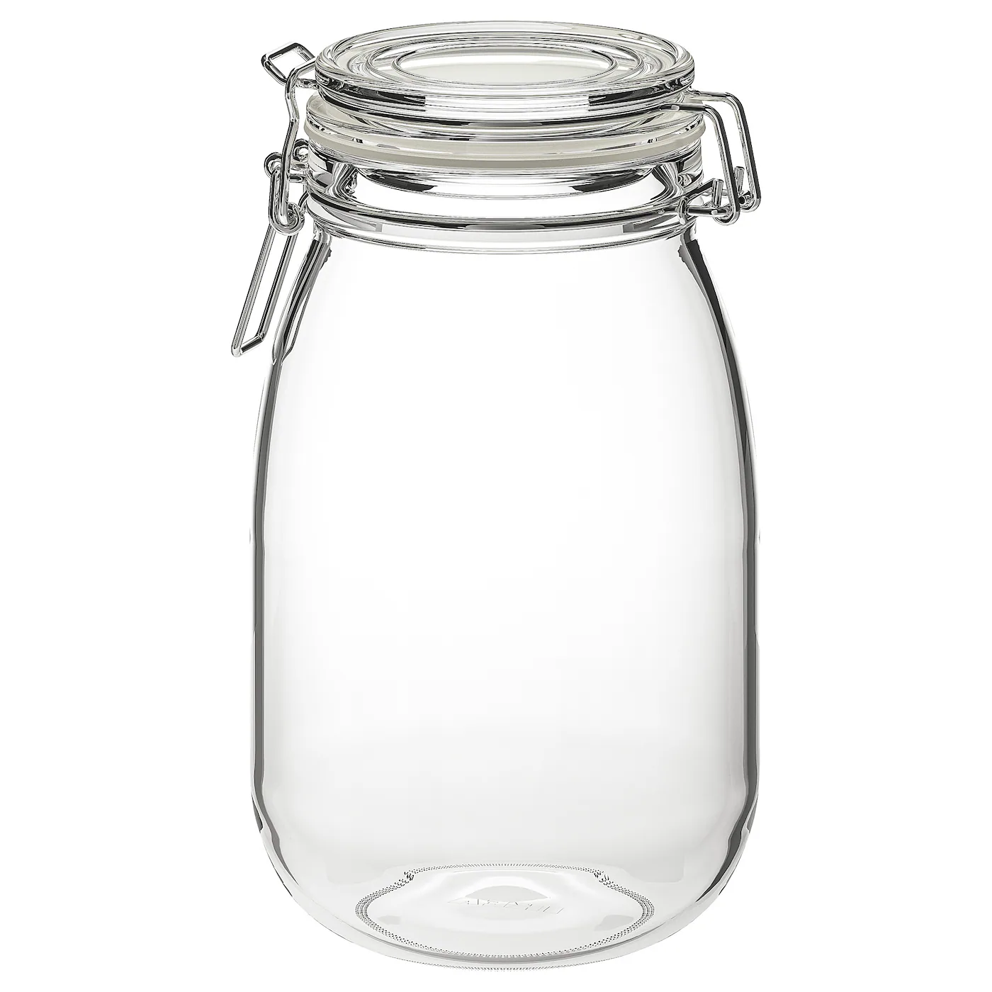 KORKEN Tegla s poklopcem, bistro staklo, 1.8 l