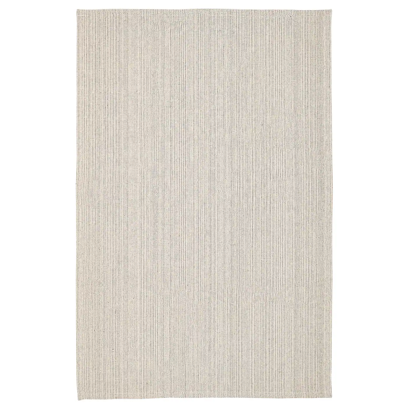 TIPHEDE Tepih, ravno tkani, natur/crna, 120x180 cm