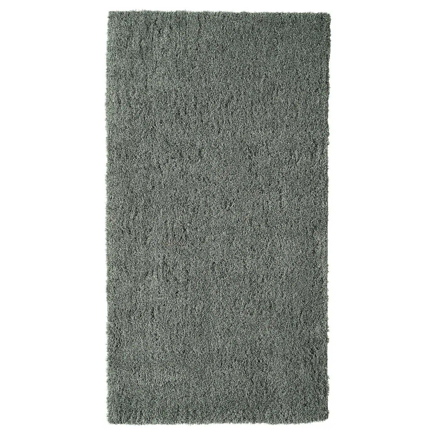LINDKNUD Tepih, visoki flor, tamnosiva, 80x150 cm
