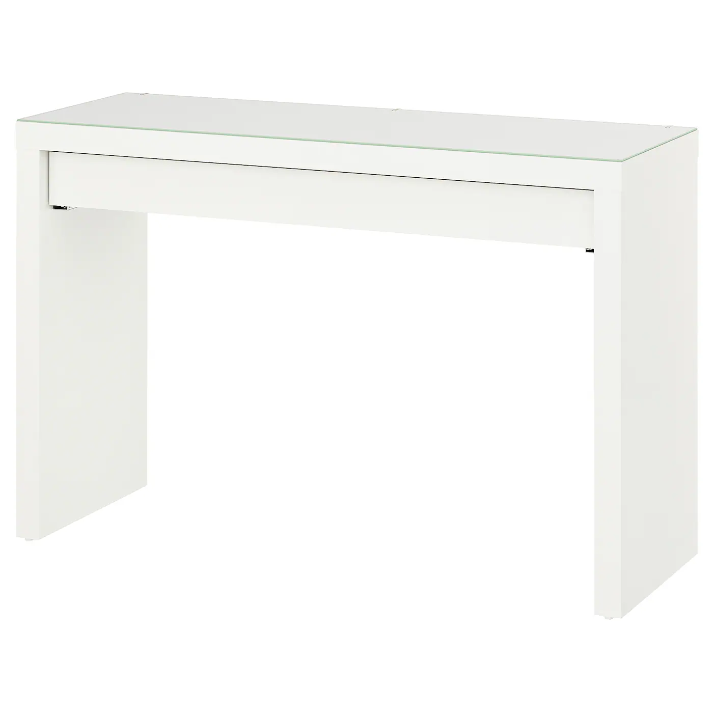MALM Toaletni sto, bela, 120x41 cm