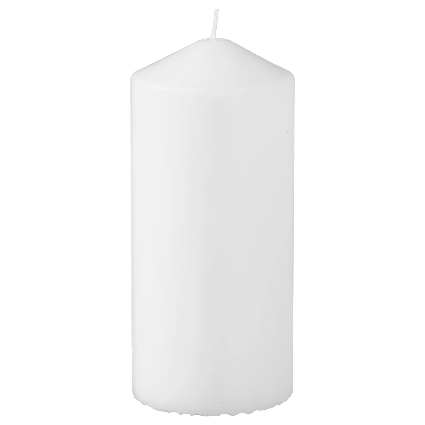 FENOMEN Top sveća bez mirisa, bela, 14 cm