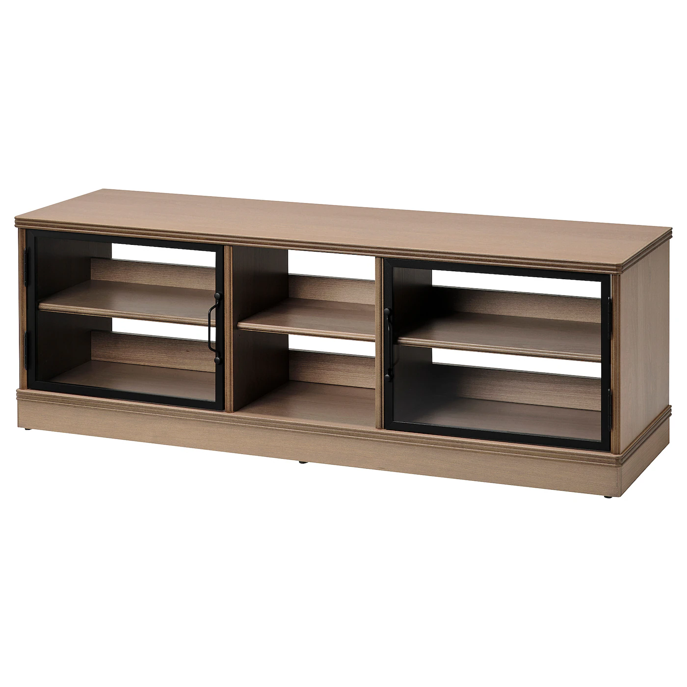 LANESUND TV stalaža, siva-smeđa, 161x47x55 cm