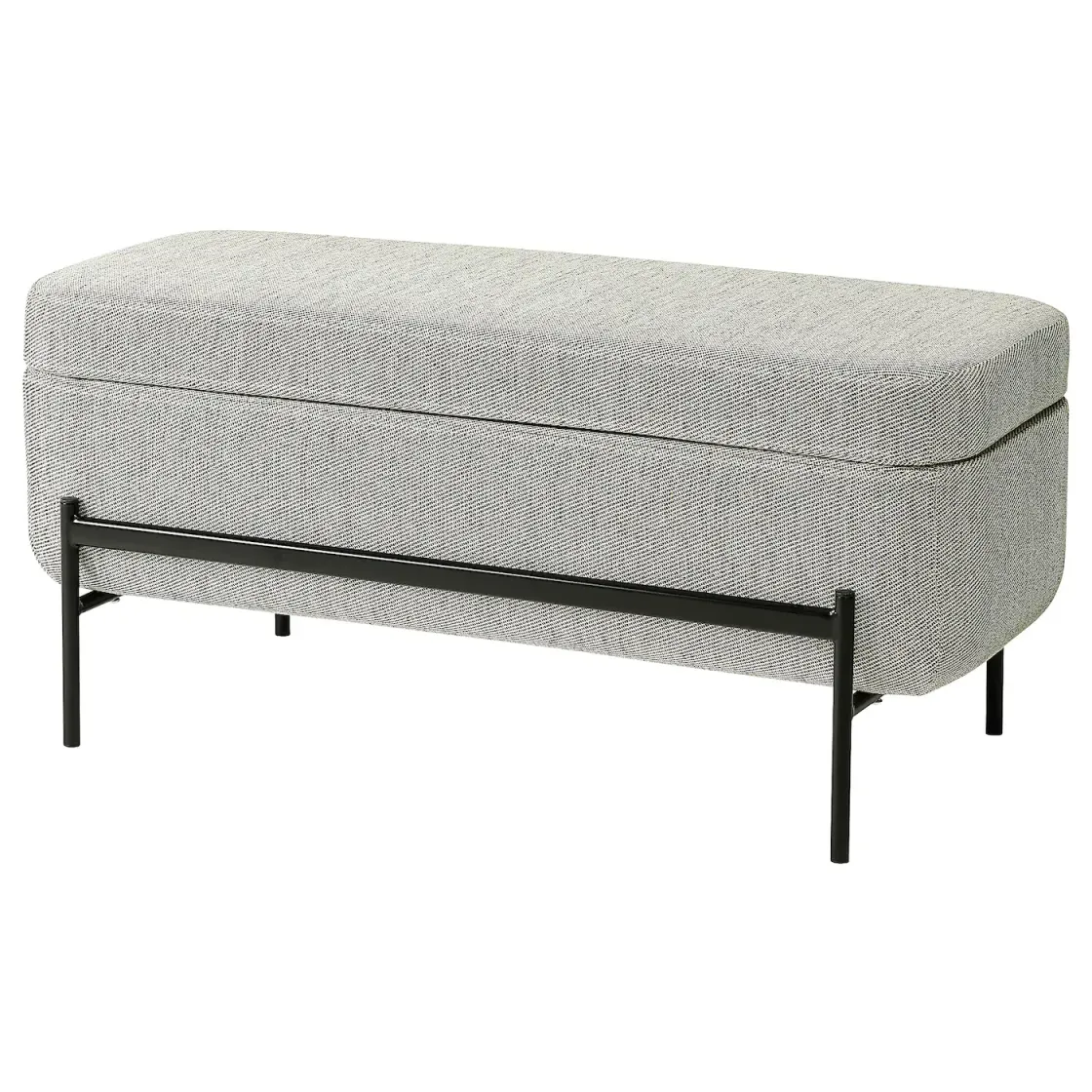 VALTORP Klupa, s odlaganjem/Viarp bež/smeđa, 103 cm
