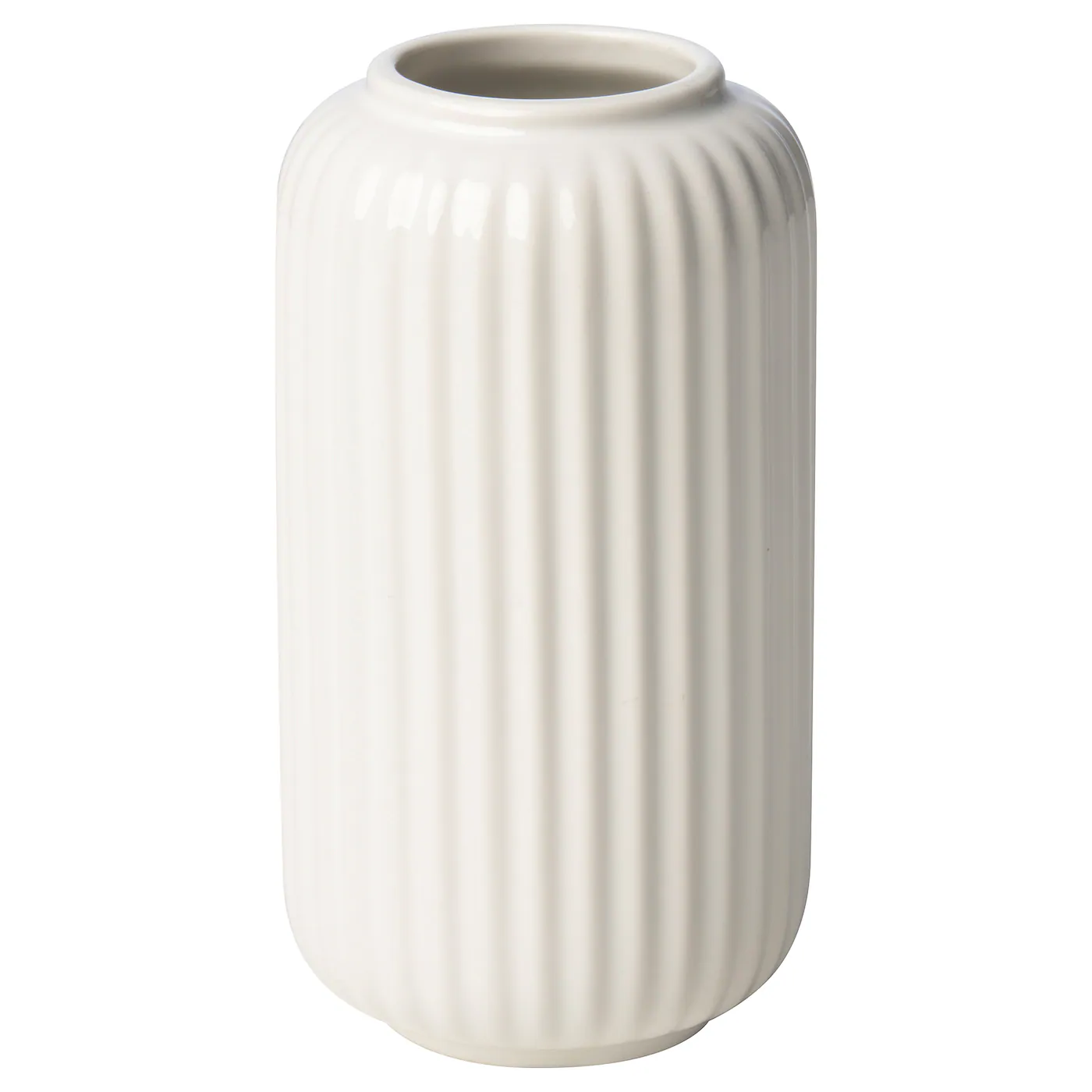 STILREN Vaza, bela, 12 cm