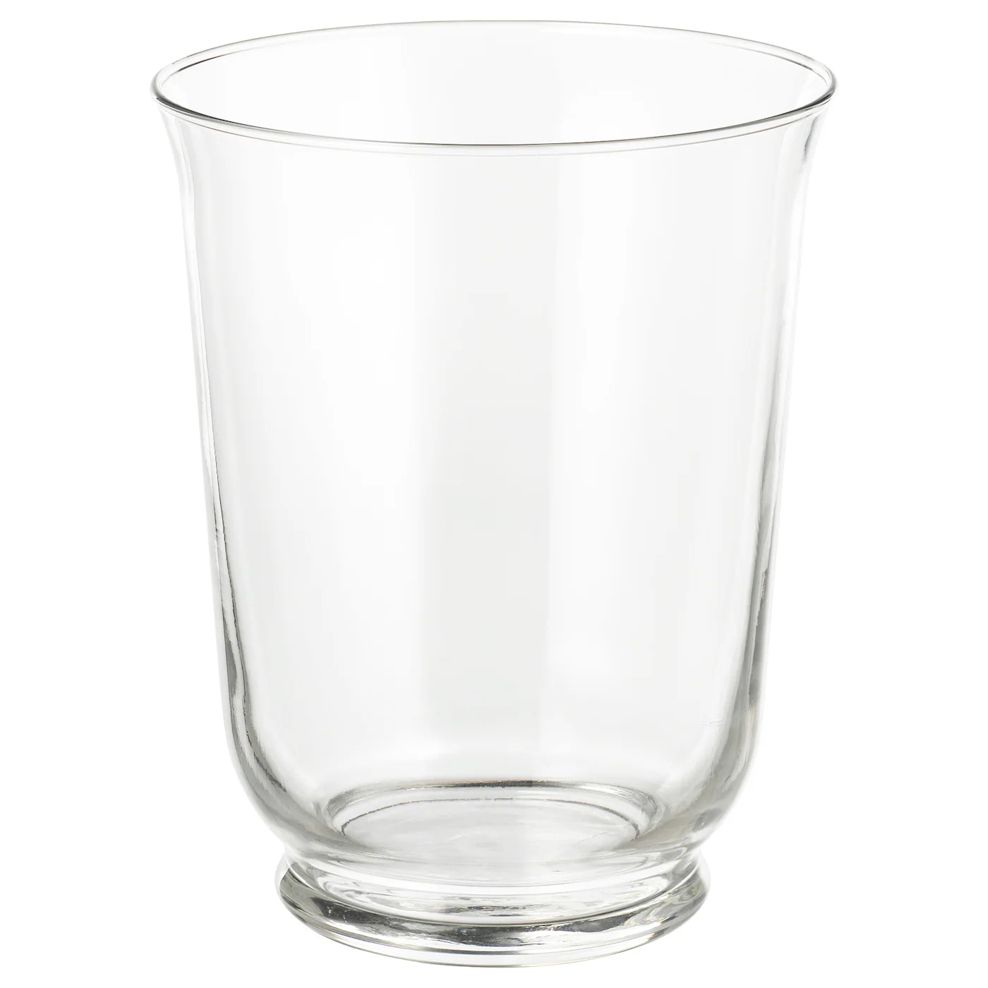 POMP Vaza/fenjer, bistro staklo, 18 cm
