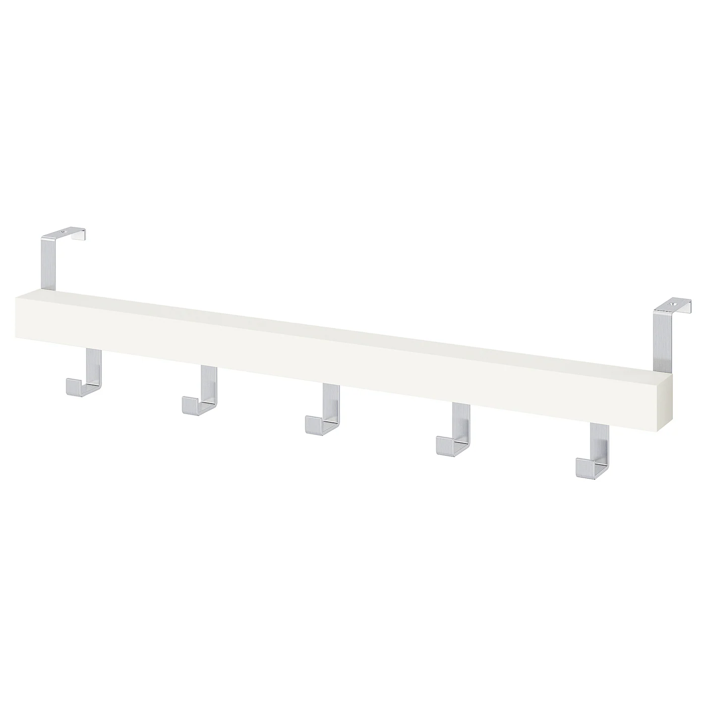 TJUSIG Vešalica za vrata/zid, bela, 60 cm