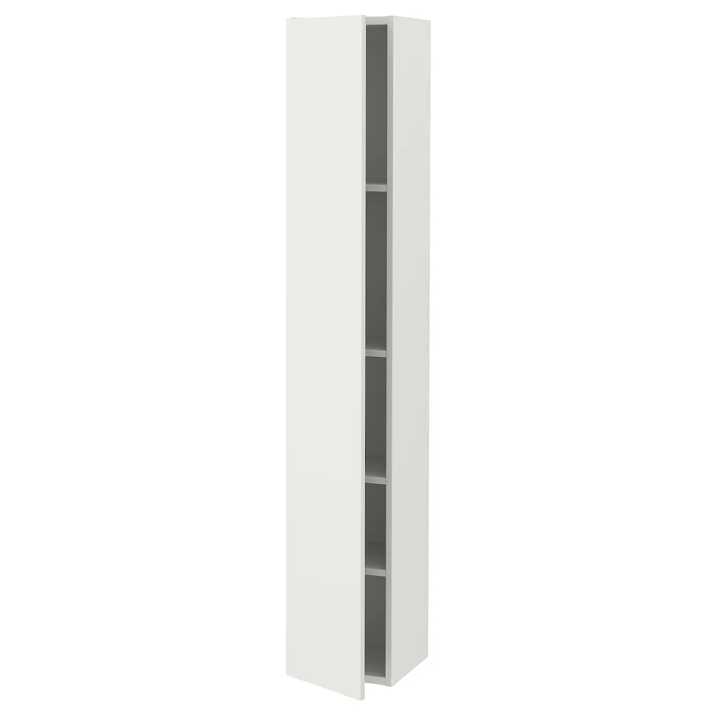 ENHET Visoki element s 4 police/vratima, bela, 30x32x180 cm