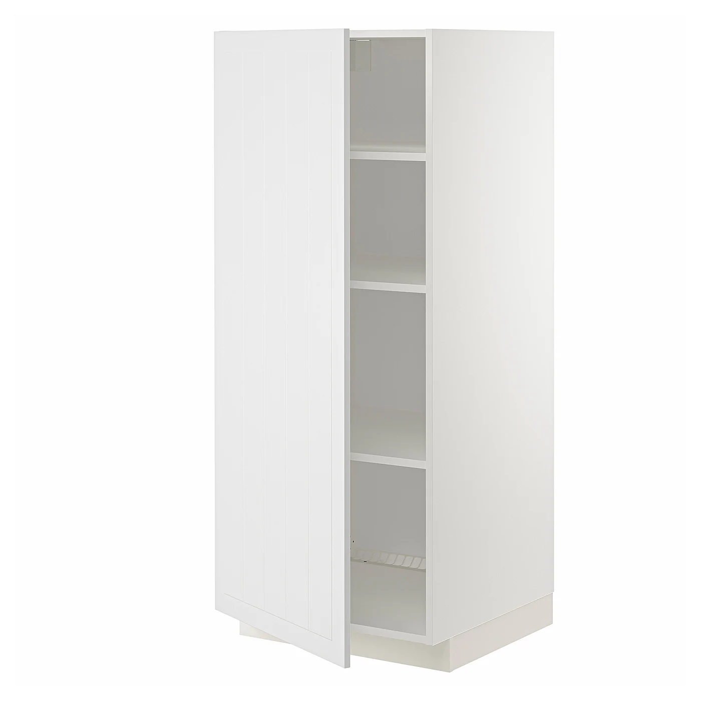 METOD Visoki element s policama, bela/Stensund bela, 60x60x140 cm