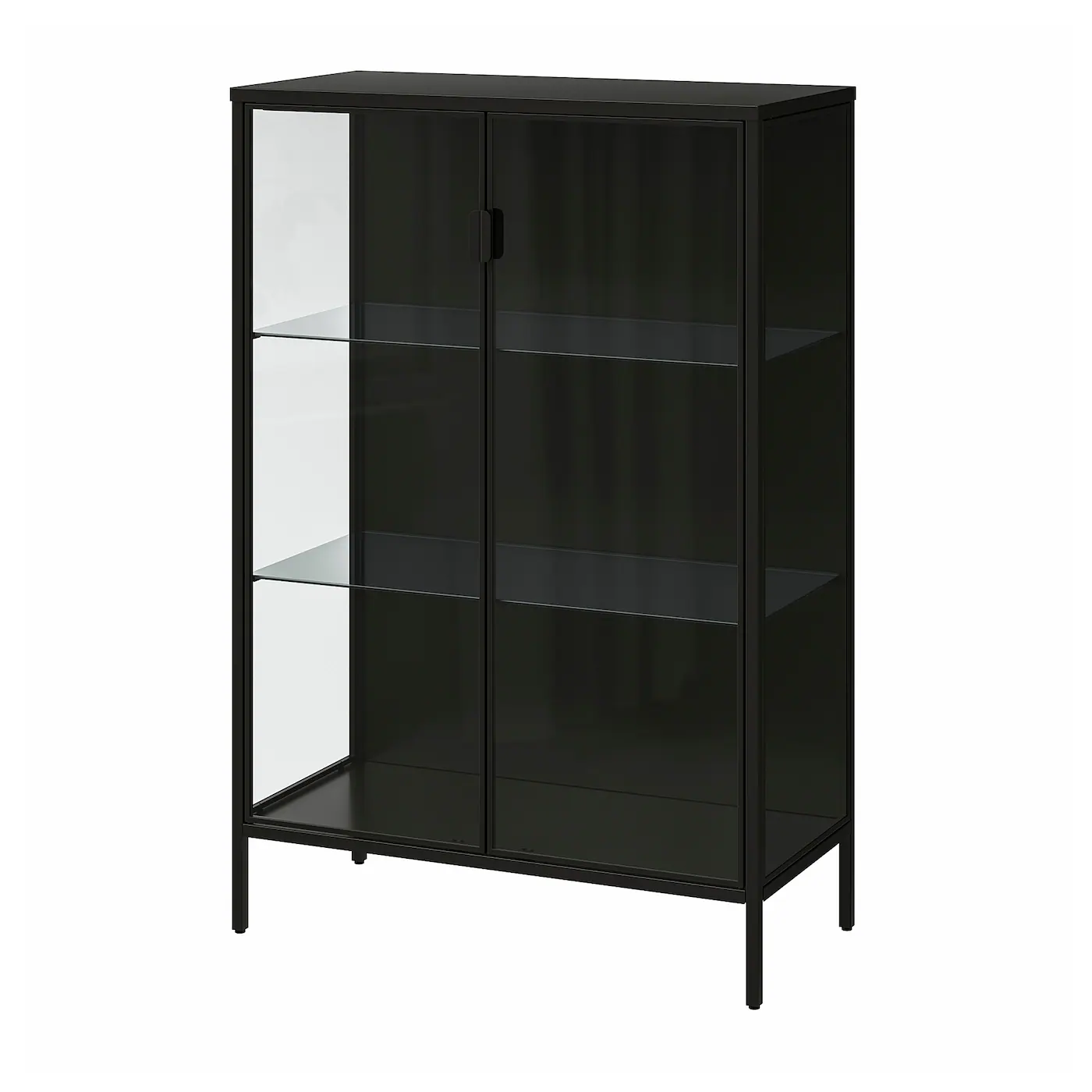 RUDSTA Vitrina, boja antracita, 80x37x120 cm