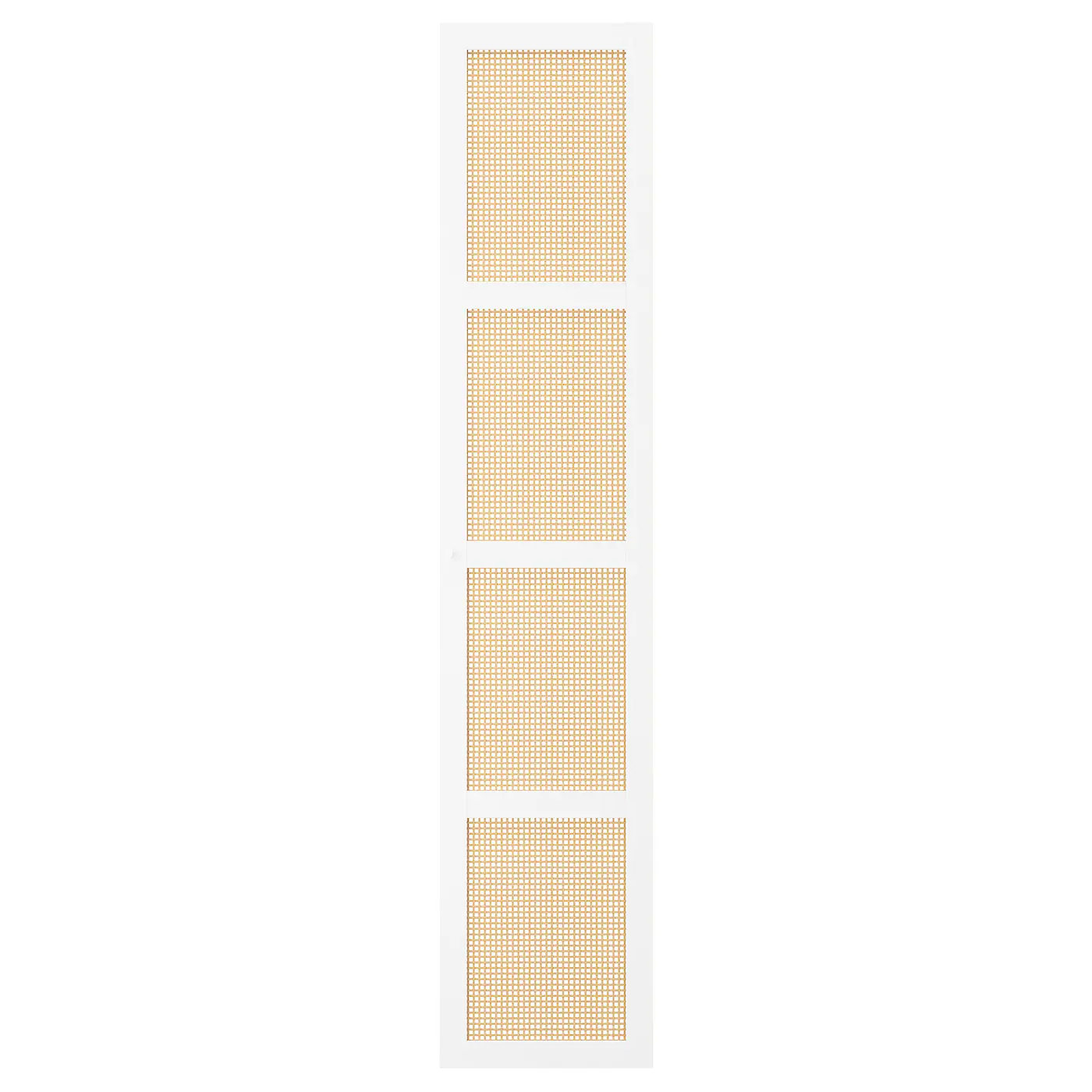 HÖGADAL Vrata, bela/pleteni bambus, 40x192 cm