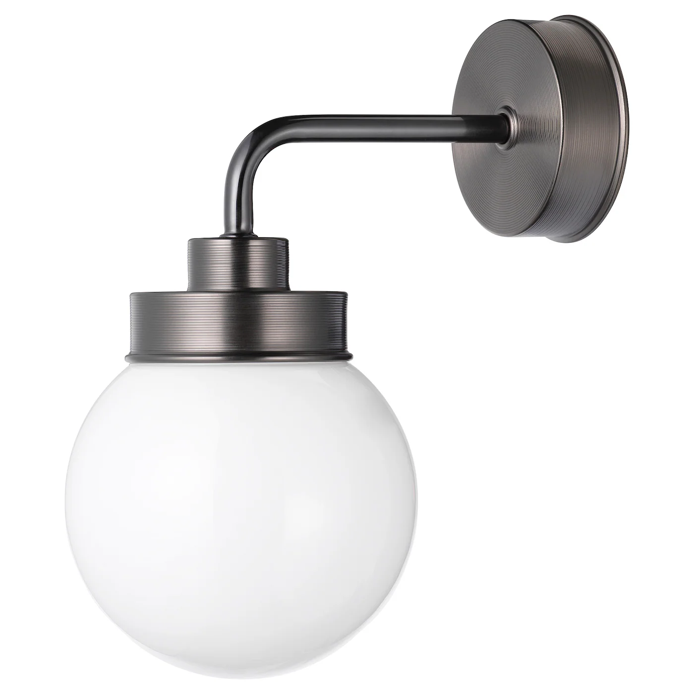 FRIHULT Zidna lampa, crna