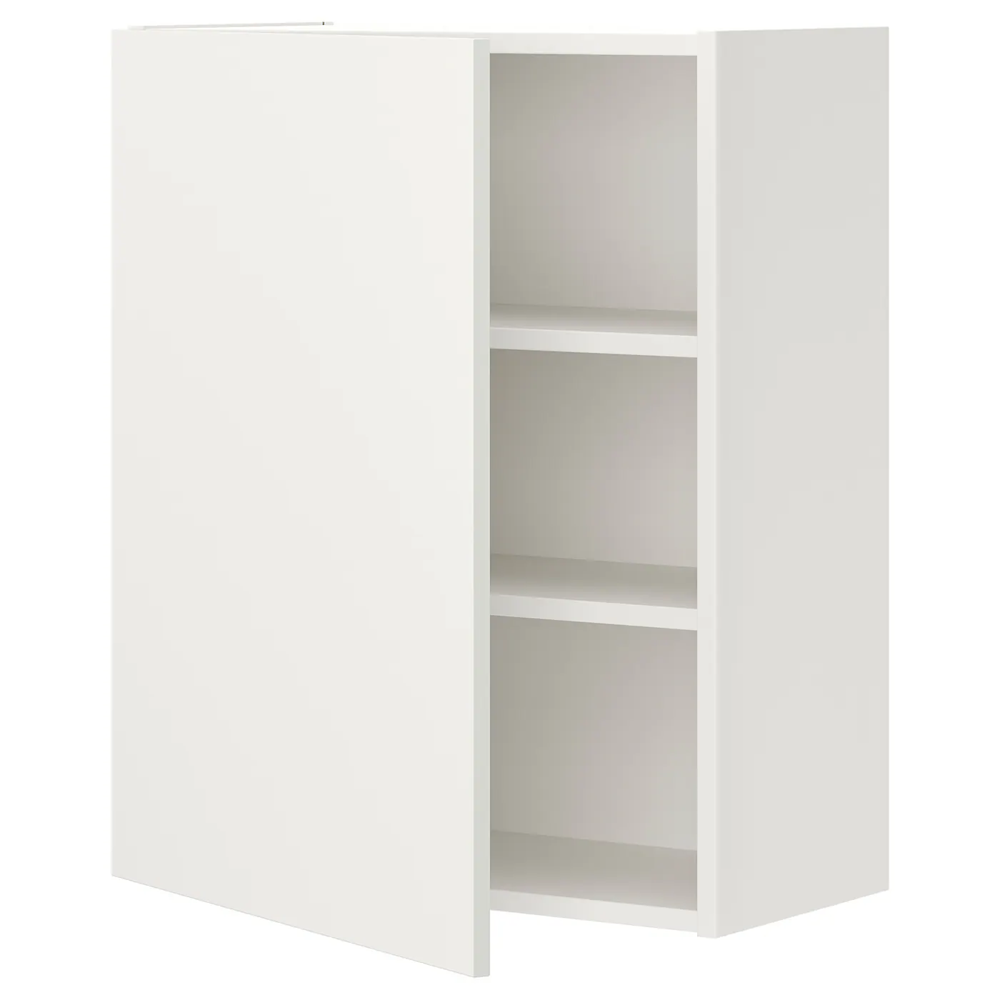 ENHET Zidni element s 2 police/vratima, bela, 60x32x75 cm