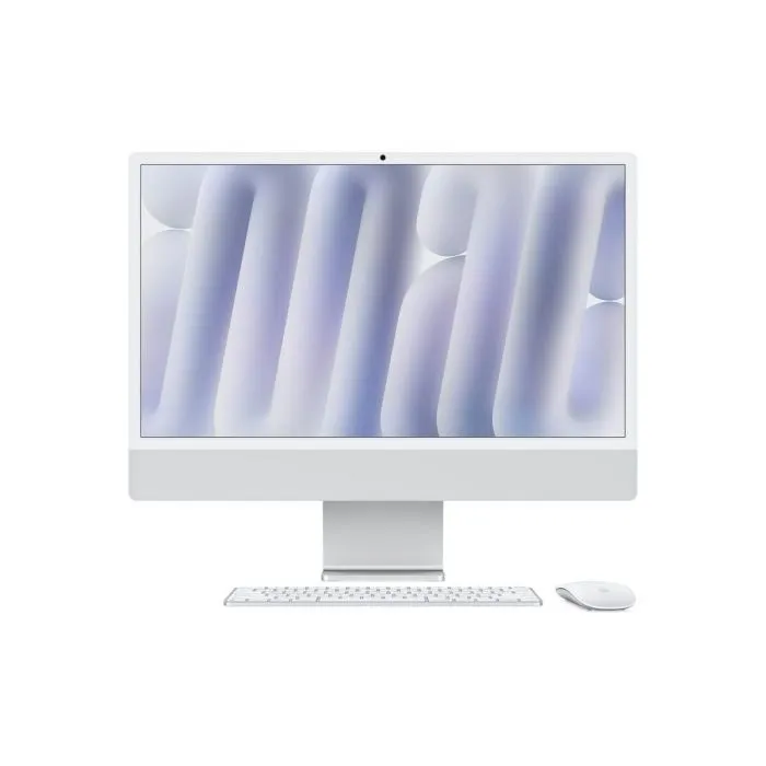24-inčni iMac M4 sa 8-jezgarnim CPU-om, 8-jezgarnim GPU-om, 16GB objedinjene memorije i 256GB SSD - Silver