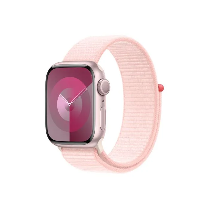 Apple Watch S9 GPS 41mm Pink with Light Pink Sport Loop