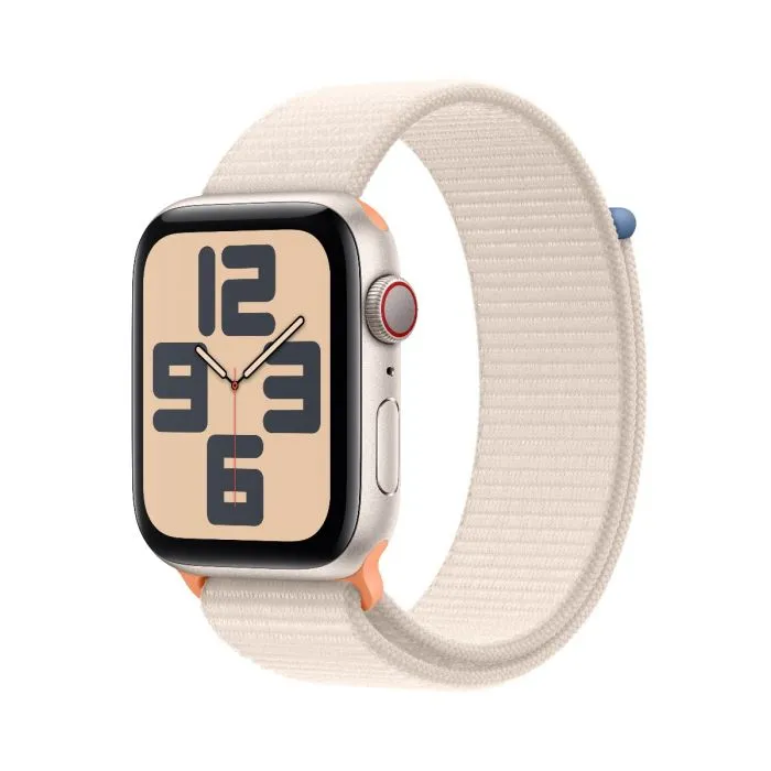 Apple Watch SE GPS 44mm Starlight with Starlight Sport Loop