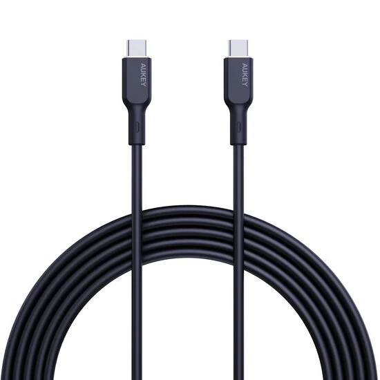 AUKEY Circlet Blink 100W Silicone USB-C to USB-C Cable 1.8m Black