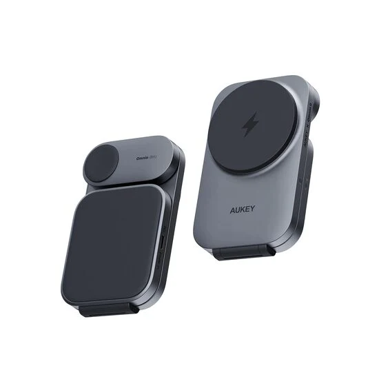 AUKEY MagFusion Z Qi2 3-in-1 Foldable Magnetic Fast Wireless Charging Station