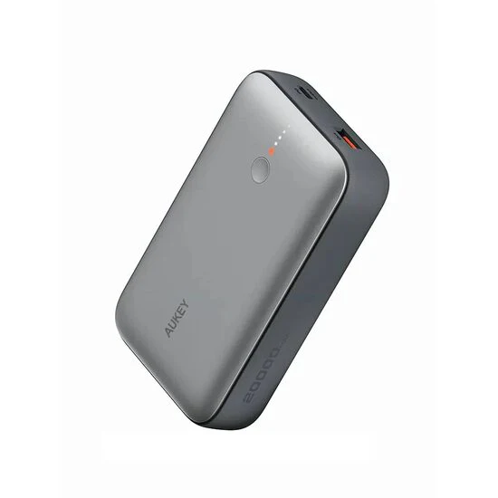 AUKEY PB-Y57 20000mAh 22.5W 1A1C with C-C30CM data cable Storm Gray