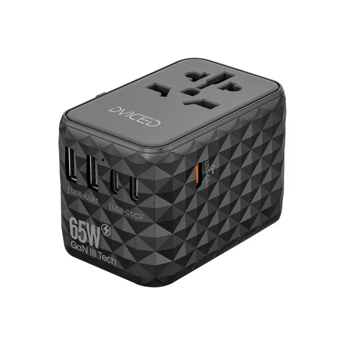 Dviced Universal Travel Adapter 65W GaN