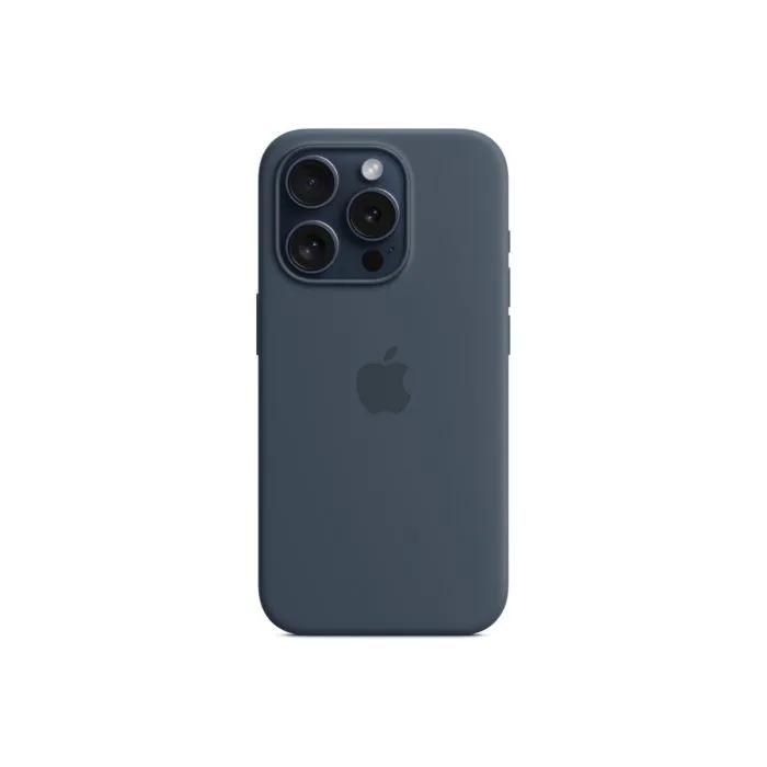 iPhone 15 Pro Silicone Case with MagSafe - Storm Blue