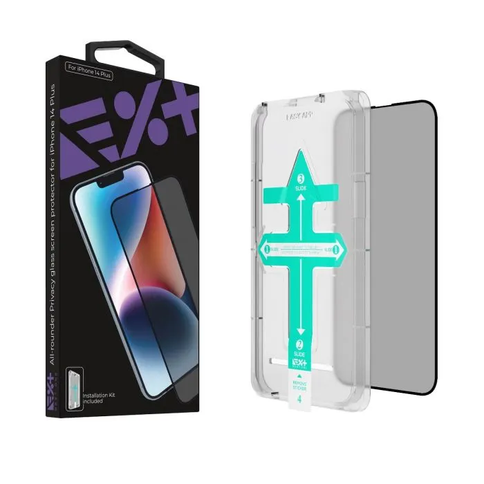 Next One All-Rounder Privacy Glass Screen Protector za iPhone 14 Plus