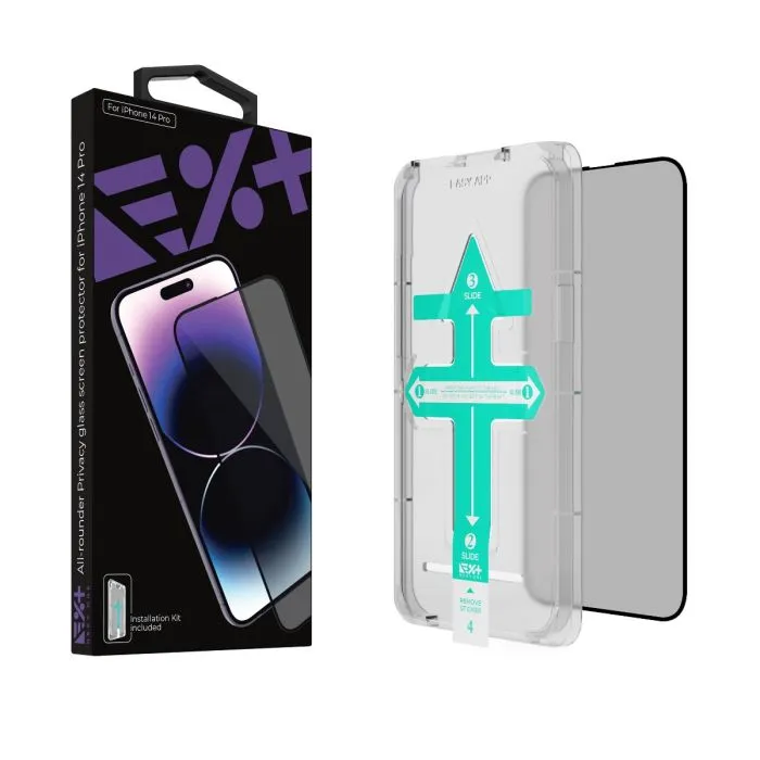 Next One All-Rounder Privacy Glass Screen Protector za iPhone 14 Pro