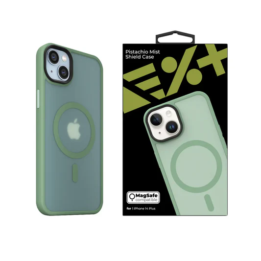 NEXT ONE PISTACHIO MIST SHIELD CASE FOR IPHONE 14 PLUS | MAGSA...