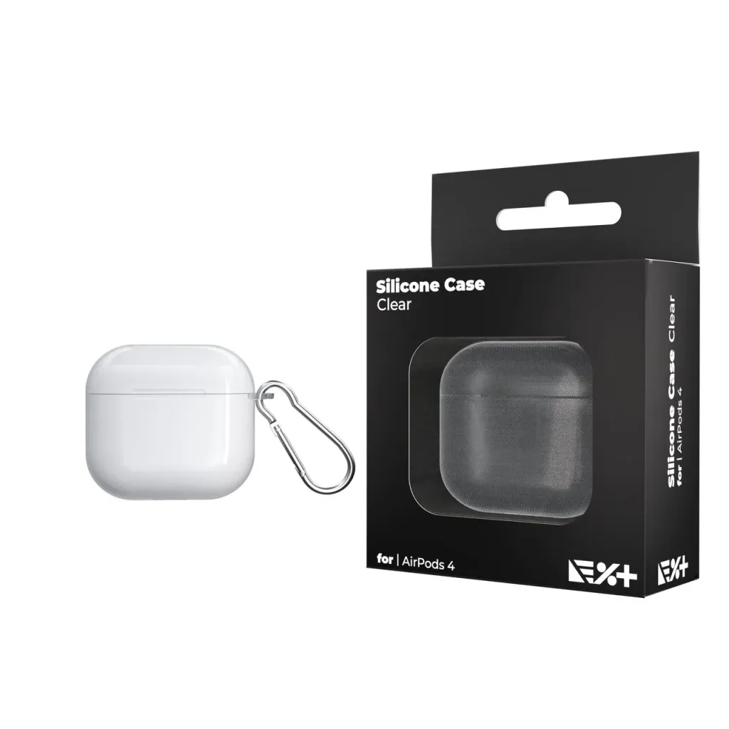 NOA SILICONE CASE AIRPODS 4 | CLEAR