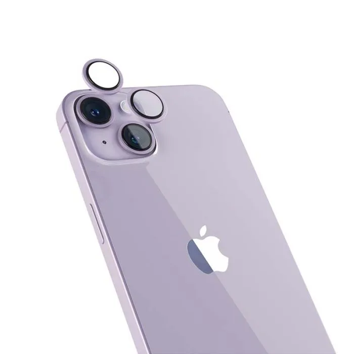 "ISTYLE Aluminium Lens Protector for Apple iPhone 14 / 14 Plus (6,1"") - purple"