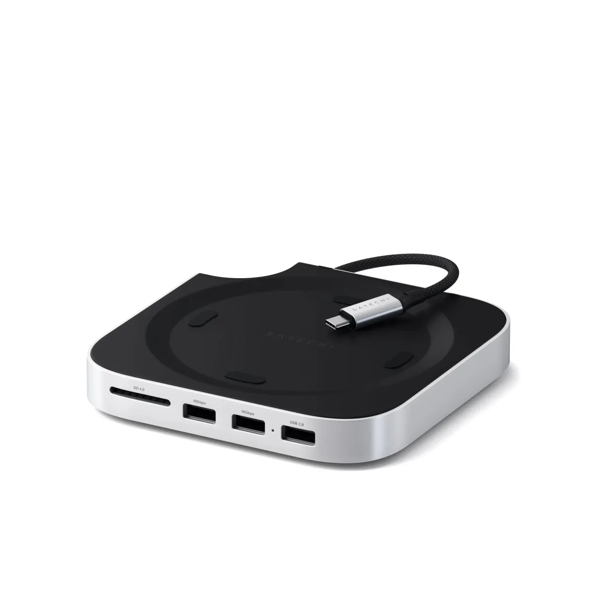 Satechi Mac Mini M4 Stand &amp; Hub with SSD Enclosure