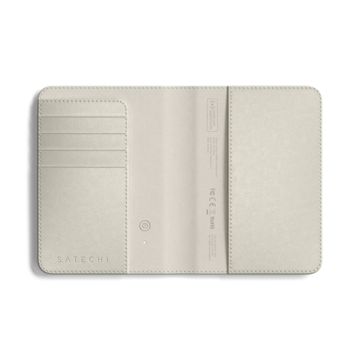 Satechi Vegan-Leather FindAll™ Passport Cover - Sand