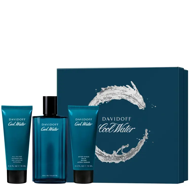 DAVIDOFF Cool Water Man Set (Edt 125ml+Shower Gel 75ml+After Shave Balm 75ml)26