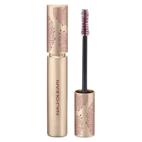 Naj Oleari  Mascara Click On Me Plush Crush - Mascara Click On Me Plush Crush 01 Burgundy