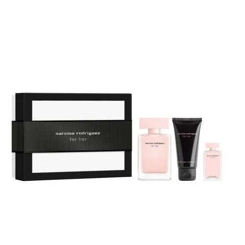 Narciso Rodriguez  For Her Set - For Her Set (Edp 50ml+Body Lotion 50ml+Edp 7,5ml)25