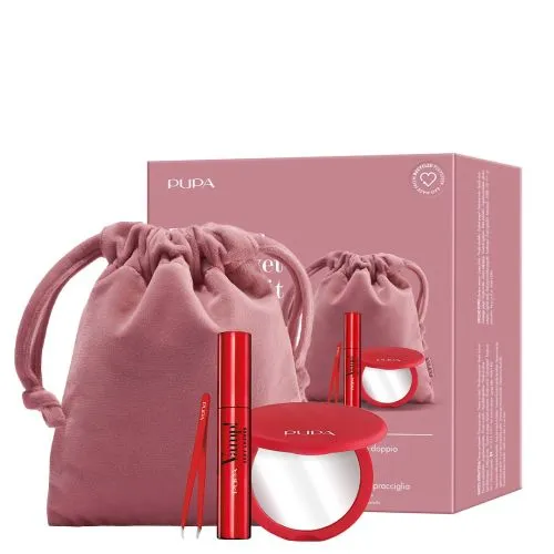Pupa  Make Up Kit Vamp! Mascara Vamp! Sexy Lashes & Twezers & Mirror - Make Up Kit Vamp! Mascara Vamp! Sexy Lashes & Twezers & Mirror