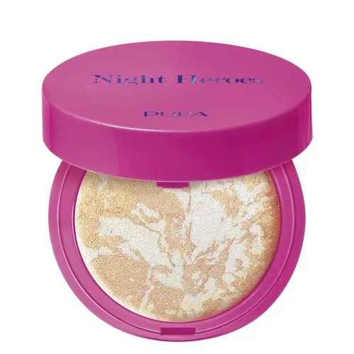 Pupa  Night Heroes Face Highlighter - Night Heroes Face Highlighter 001 Hypnotic Shine