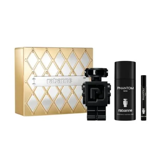 Rabanne Phantom Parfum Man Set - Phantom Parfum Man Set (Parfum 100ml+Deodorant Spray 150ml+Parfum 10ml)25