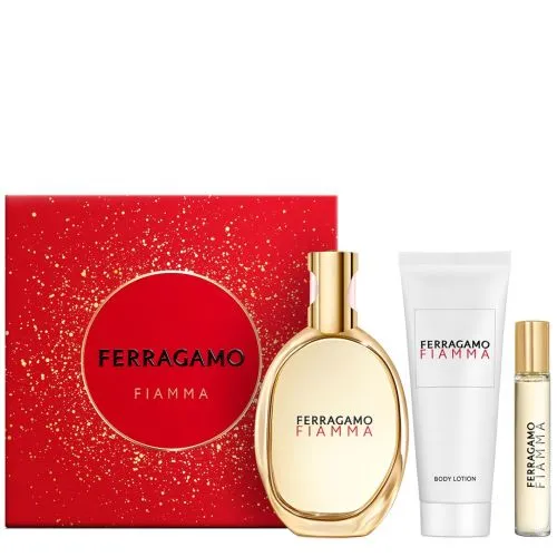 Salvatore Ferragamo Fiamma Set - Fiamma Set(Edp 100ml+Body Lotion 100ml+Edp 15ml)25